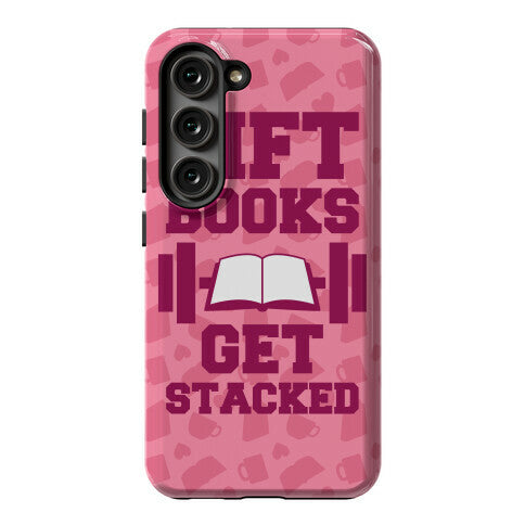 Lift Books, Get Stacked Phone Case